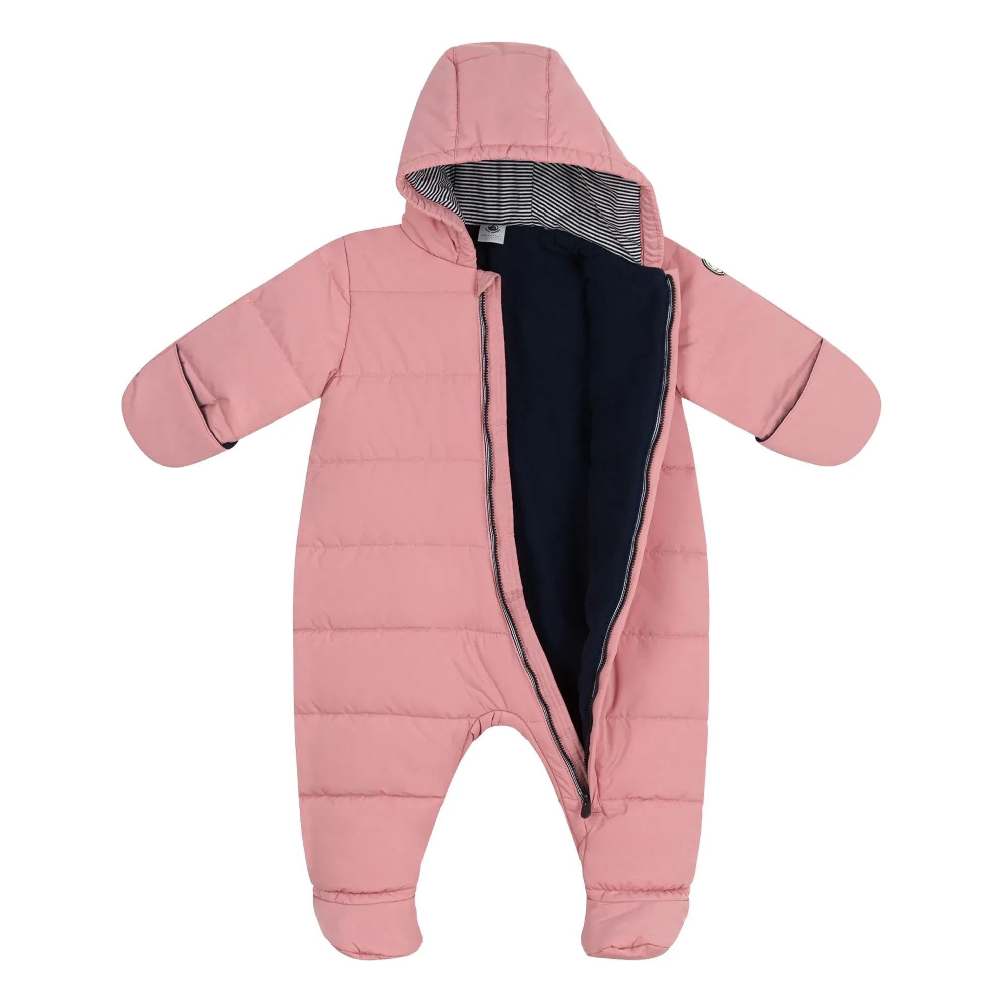 Petit Bateau - Chaleco Acolchado de Fibras Recicladas | Rosa