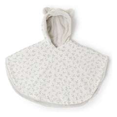 Babyshower - Poncho polar Olive Bloom | Crudo