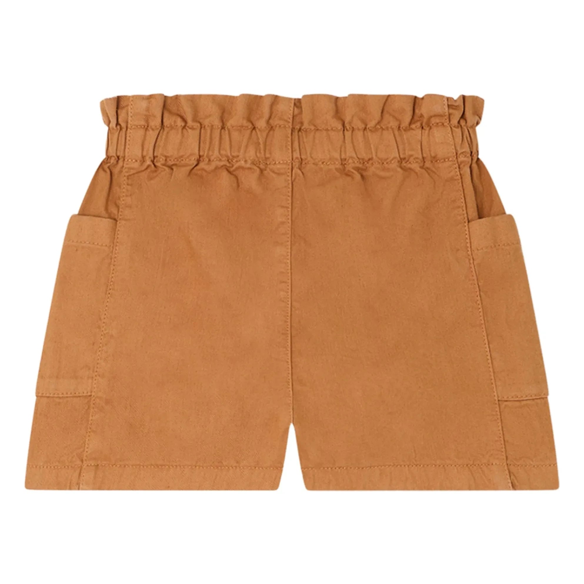 Bonpoint - Pantalones cortos de algodón orgánico Nougat | Camel
