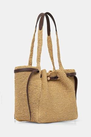 Bolso shopper Romy de Tory Burch para mujer con material de punto