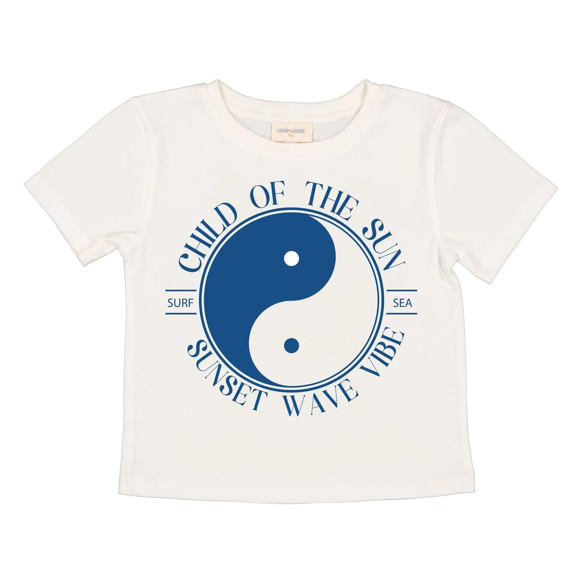 Louis Louise - Camiseta Bebé Tom Yin Yang | Blanca