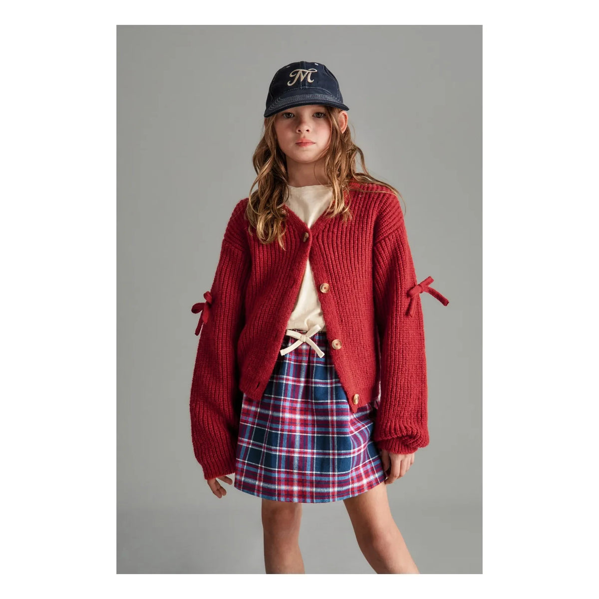 Mipounet - Falda Lorena Ekoseli | Rojo