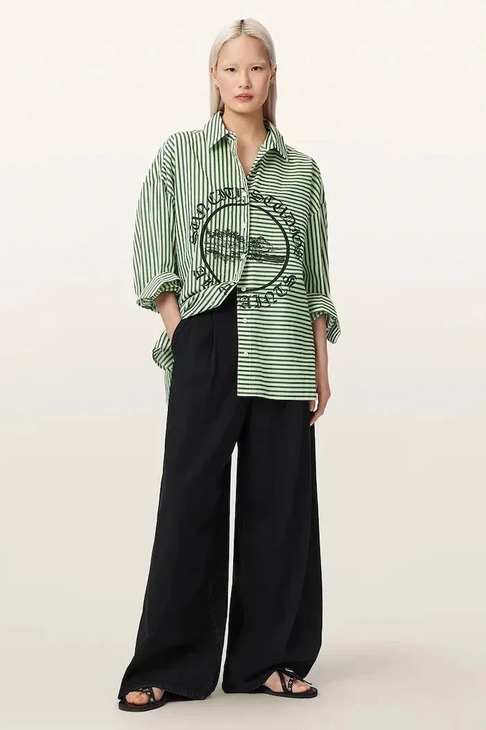 AllSaints Camisa para mujer ADRIANNE