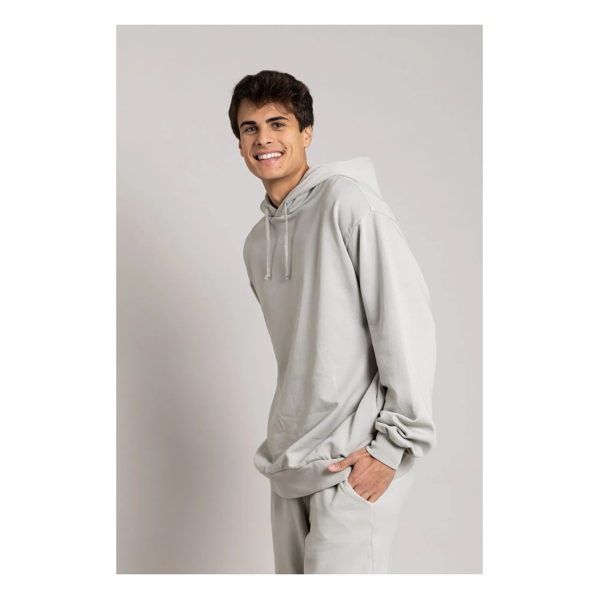 Smallable Man - Sudadera de algodón orgánico Java | Gris perla