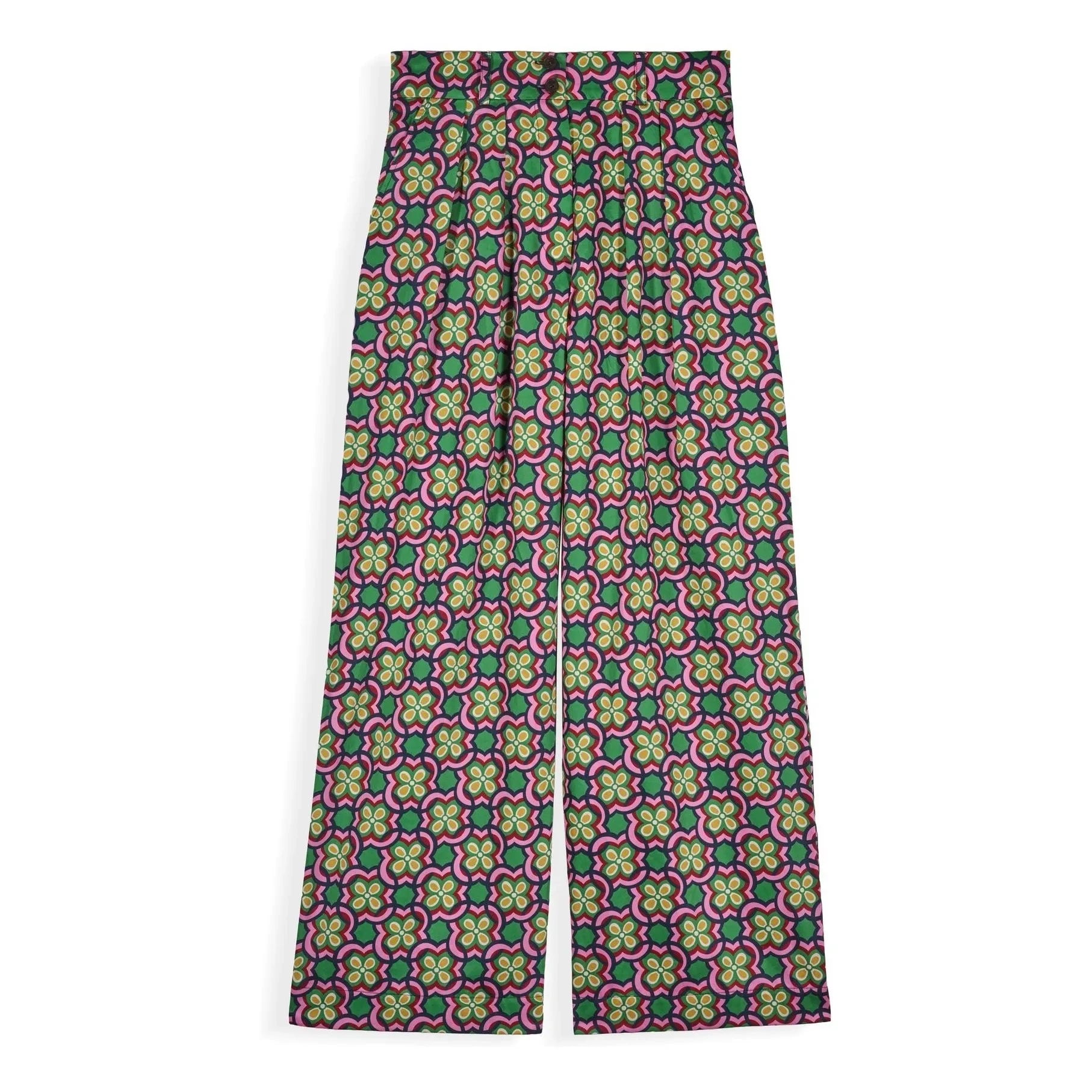 Maria de la Orden - Pantalón de algodón Chesnut | Rosa