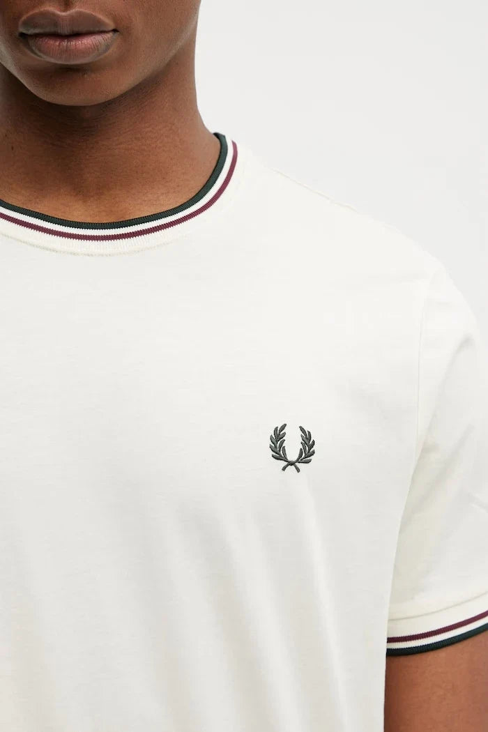 Camiseta de algodón para hombre Fred Perry