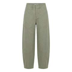 Vanessa Sposi - Vanessa Sposi X Laura Brown: Pantalones Cargo de Lino | Caqui