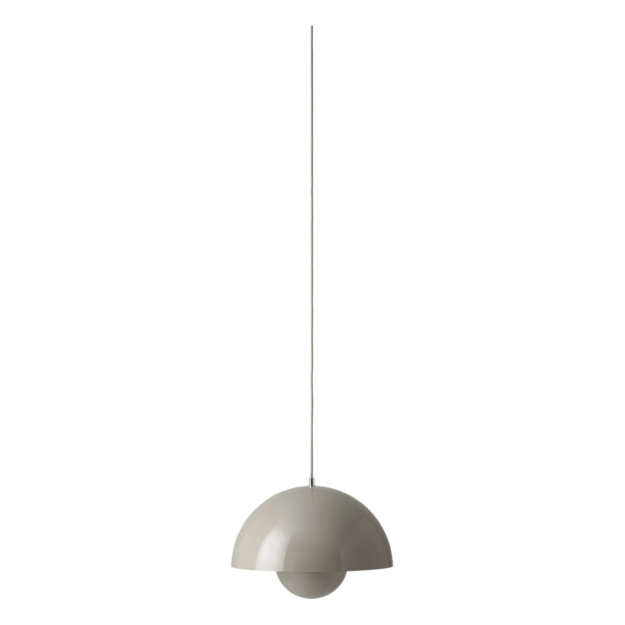 & Tradition - Lámpara colgante Flowerpot VP7 - Verner Panton | Gris Topo