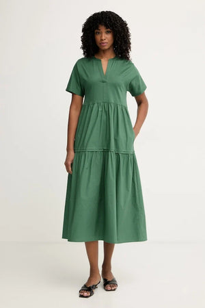 Vestido de verano de algodón Weekend Max Mara CAPSULA