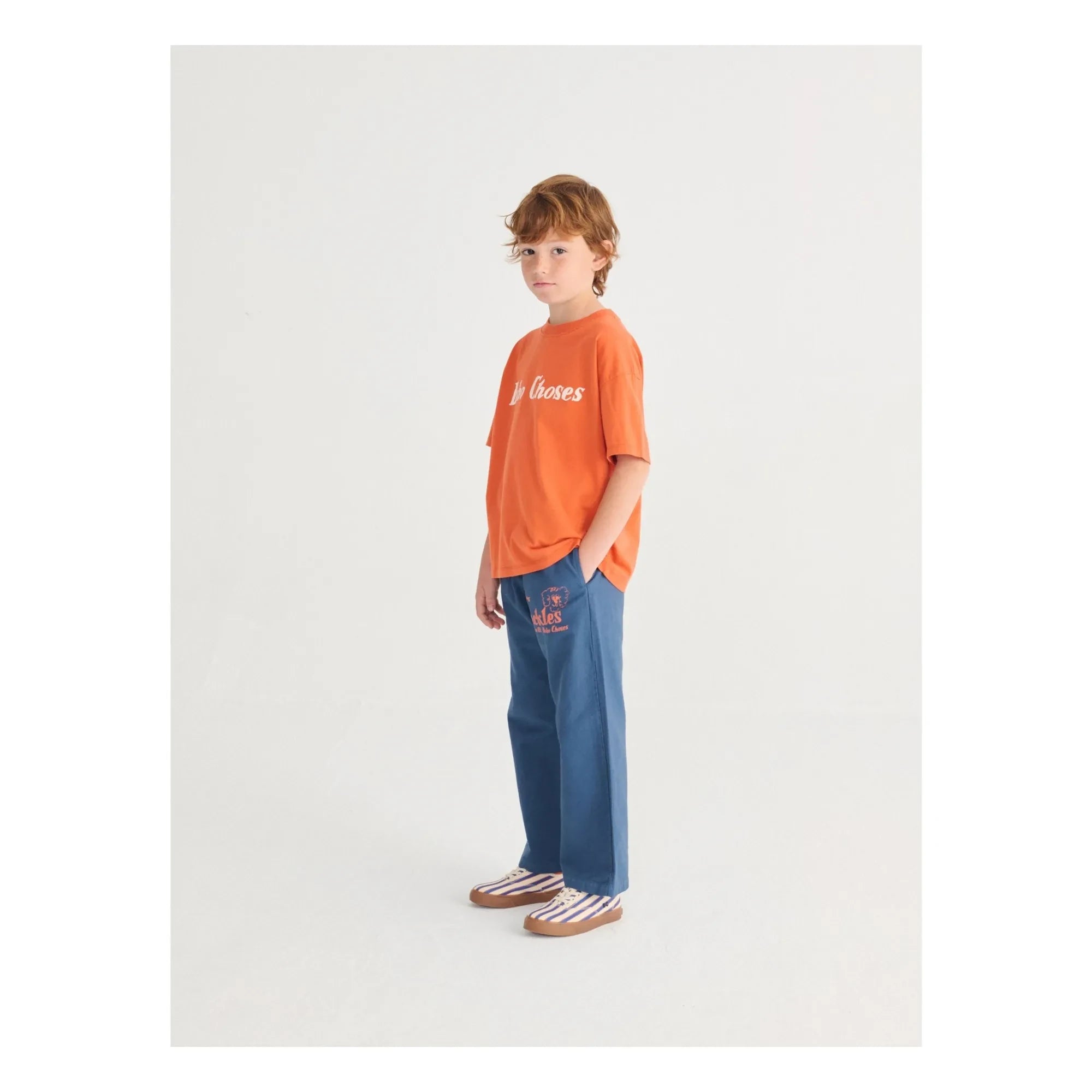 Bobo Choses - Pantalón de algodón orgánico The Dog Pickles | Azul marino