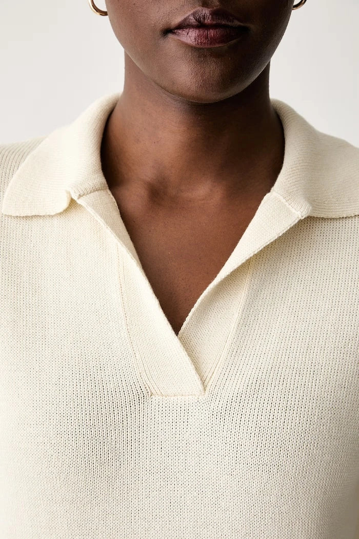Polo de algodón con cuello para mujer Weekend Max Mara WKDALBERO