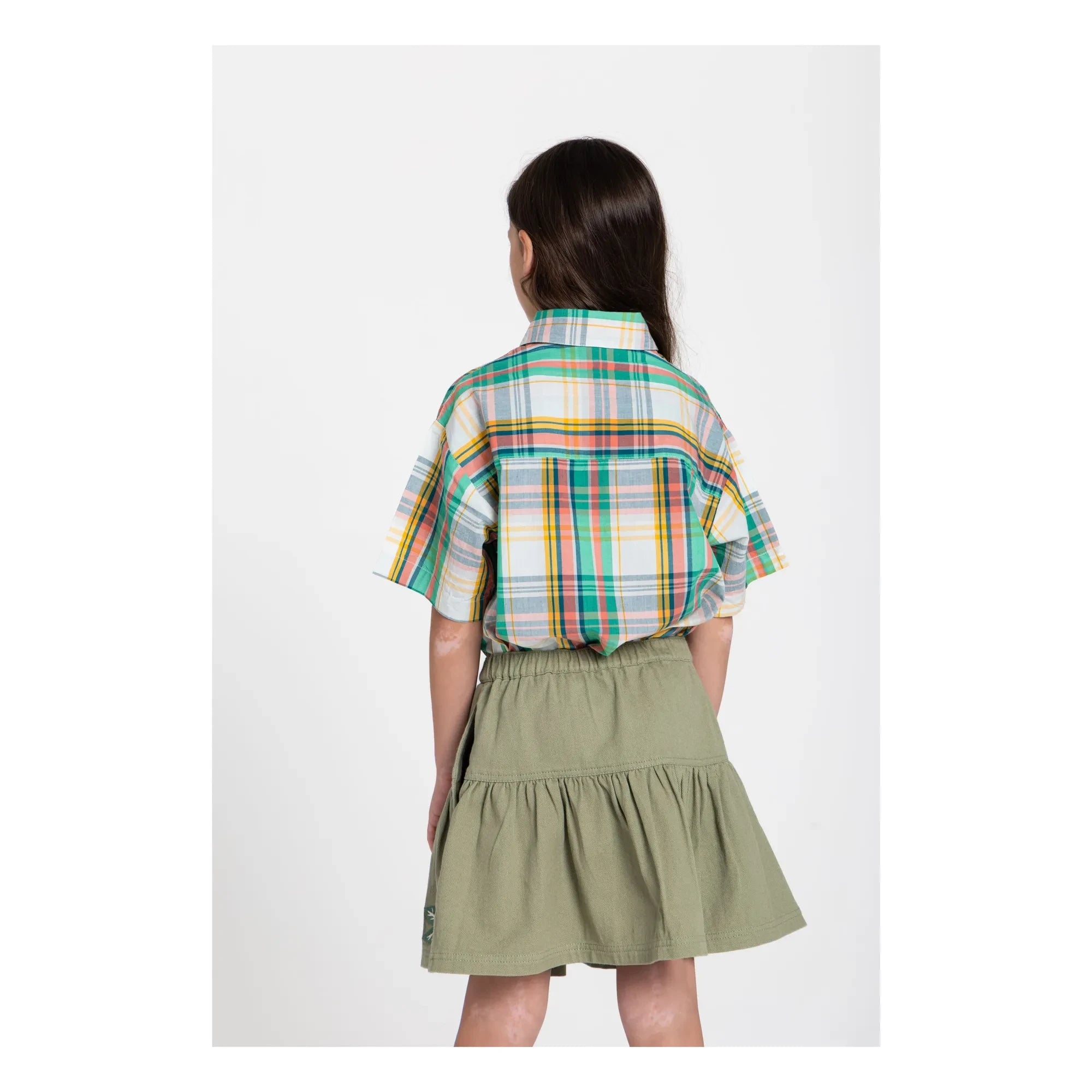 Hundred Pieces - Camisa Saskia Carreaux | Melocotón