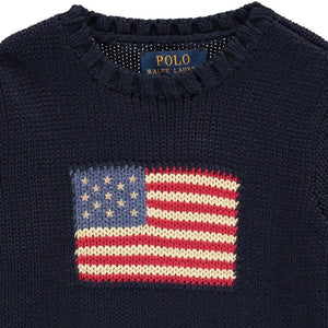 Ralph Lauren - Suéter Bandera | Azul marino