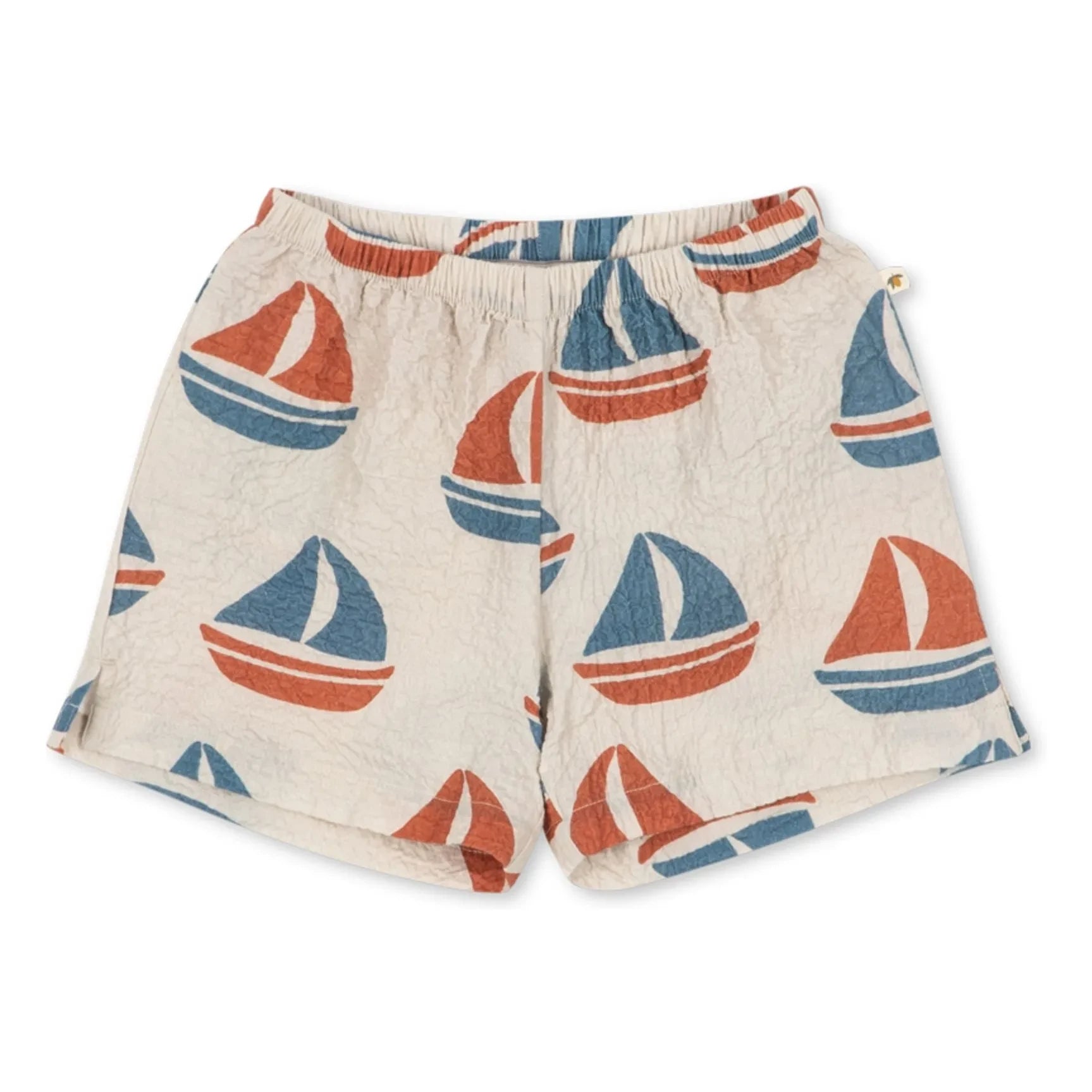 Konges Sløjd - Pantalones cortos Elliot Bateaux de algodón orgánico | Beige