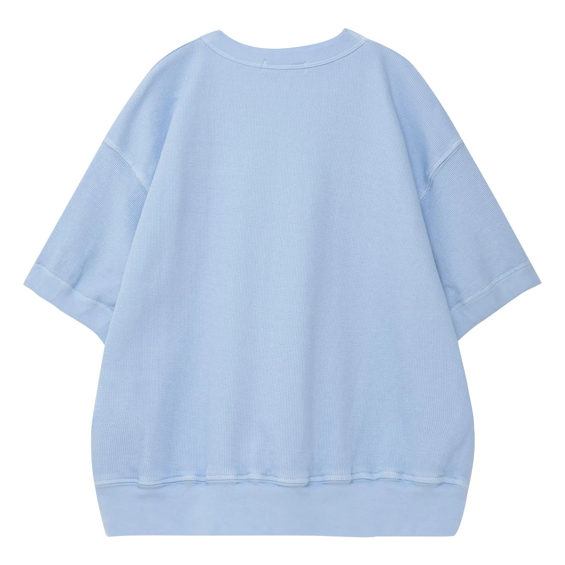 True Artist - Sudadera de manga corta N°12 Algodón orgánico | Azul claro
