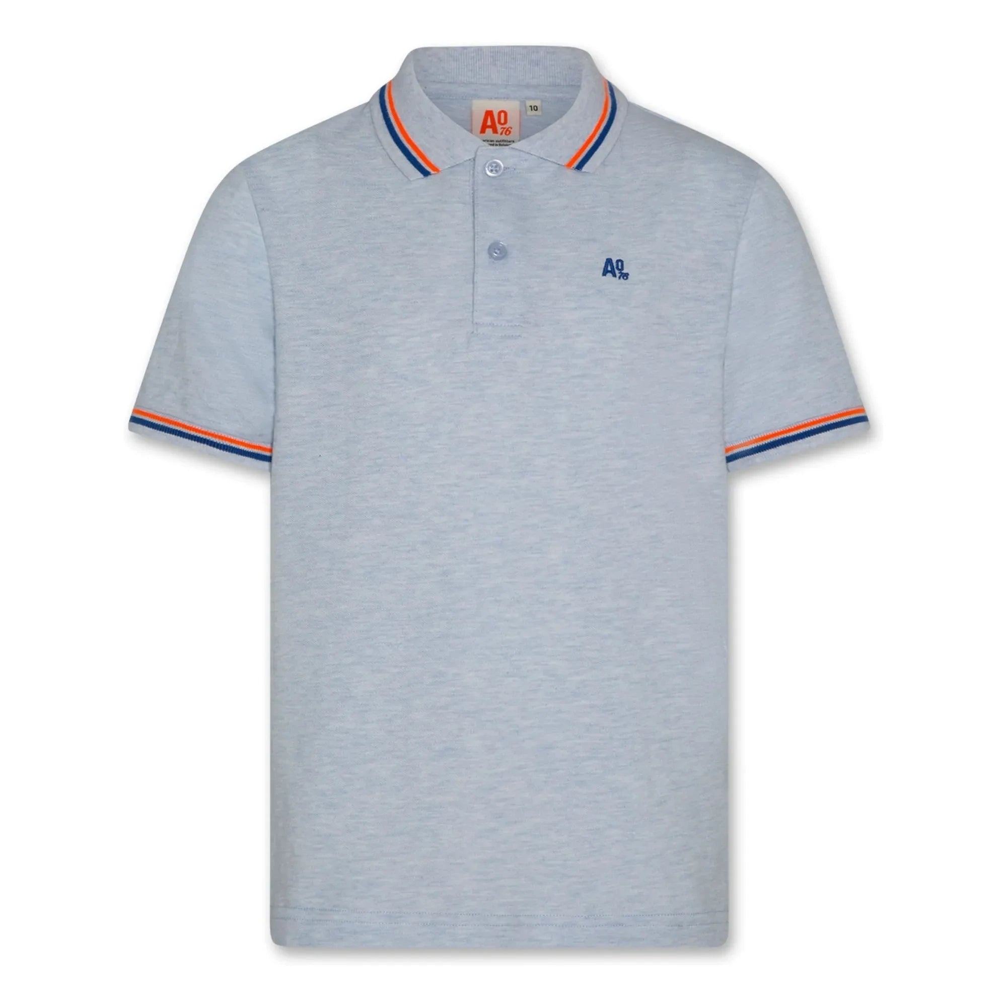 AO76 - Polo de algodón reciclado Carter | Azul claro
