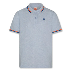 AO76 - Polo de algodón reciclado Carter | Azul claro