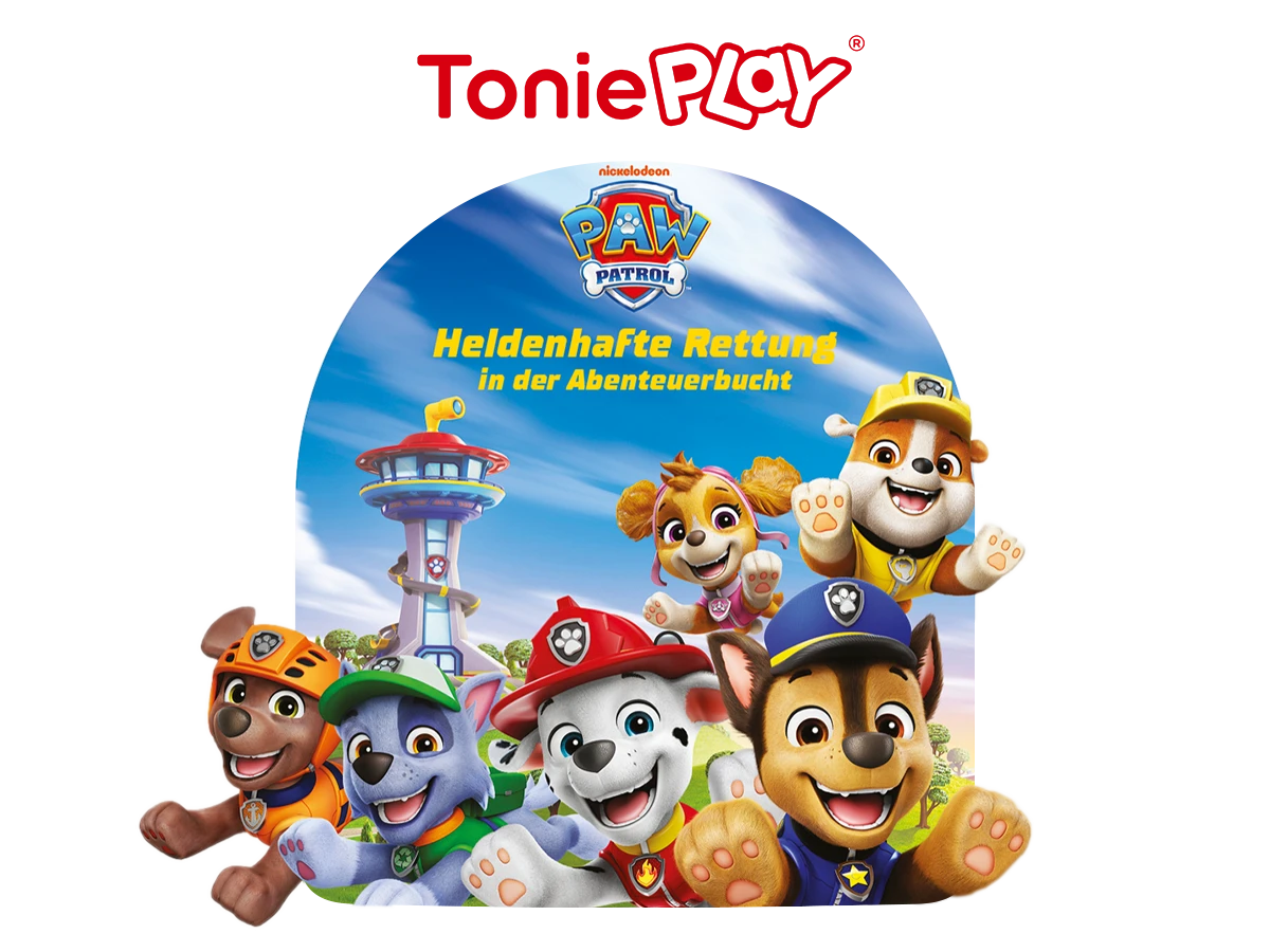 Tonies - Patrulla PAW en alemán: Rescate heroico en la Bahía de las Aventuras - Tonieplay