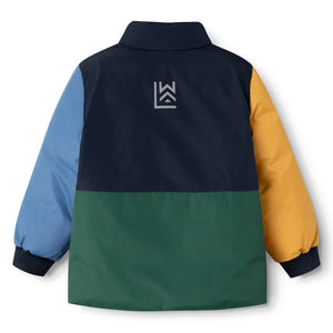 Liewood - Chaqueta Bran Colorblock fabricada con fibras recicladas | Azul marino