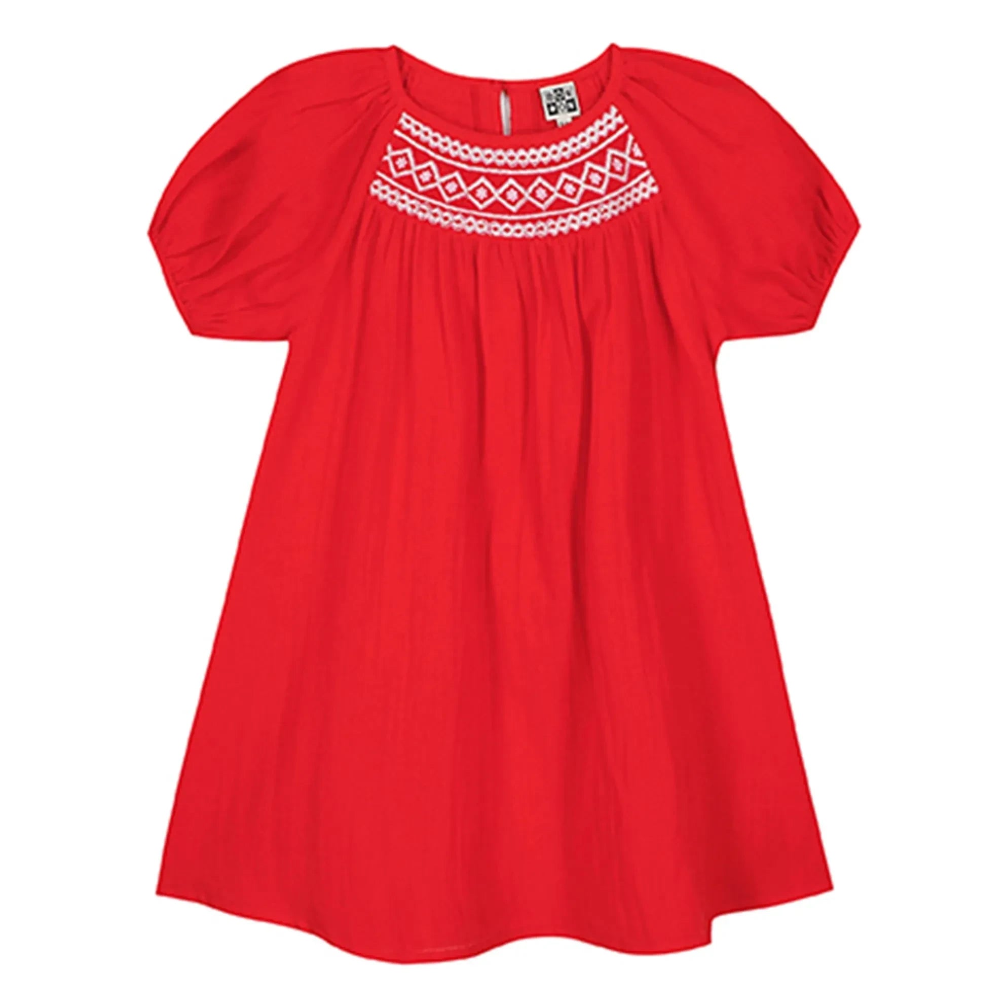 Bonton - Vestido fruncido Nala | Bermellón