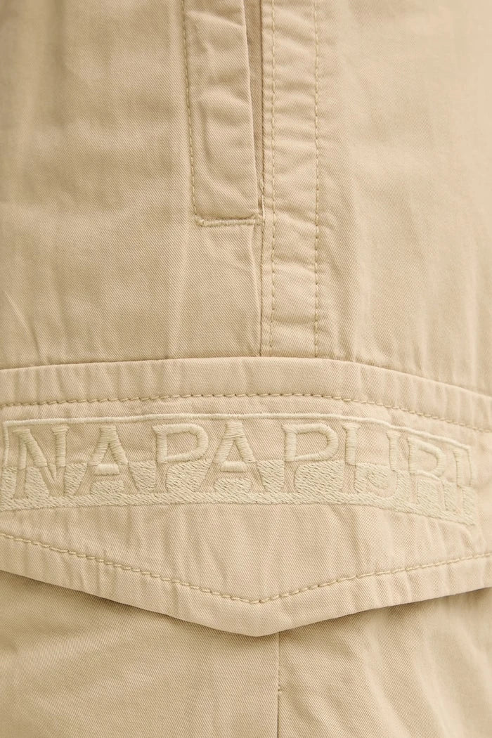 Napapijri Pantalones Cortos Cargo de Algodón para Hombre N-Deline