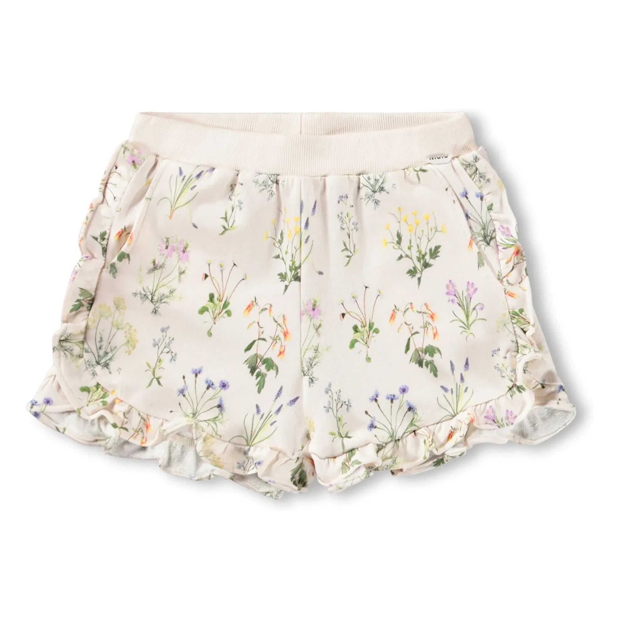 Molo - Short de algodón orgánico Acacia Blossom | Crudo