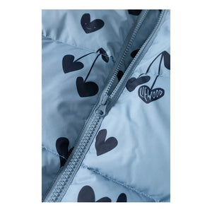 Liewood - Anemone Hearts Geri Dönüştürülmüş Elyaflardan Üretilmiş Şişme Mont | Mavi