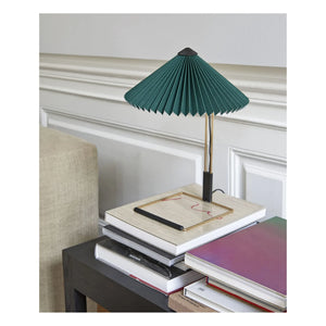 Hay - Matin Table Lamp, Inga Sempé | Verde cromado