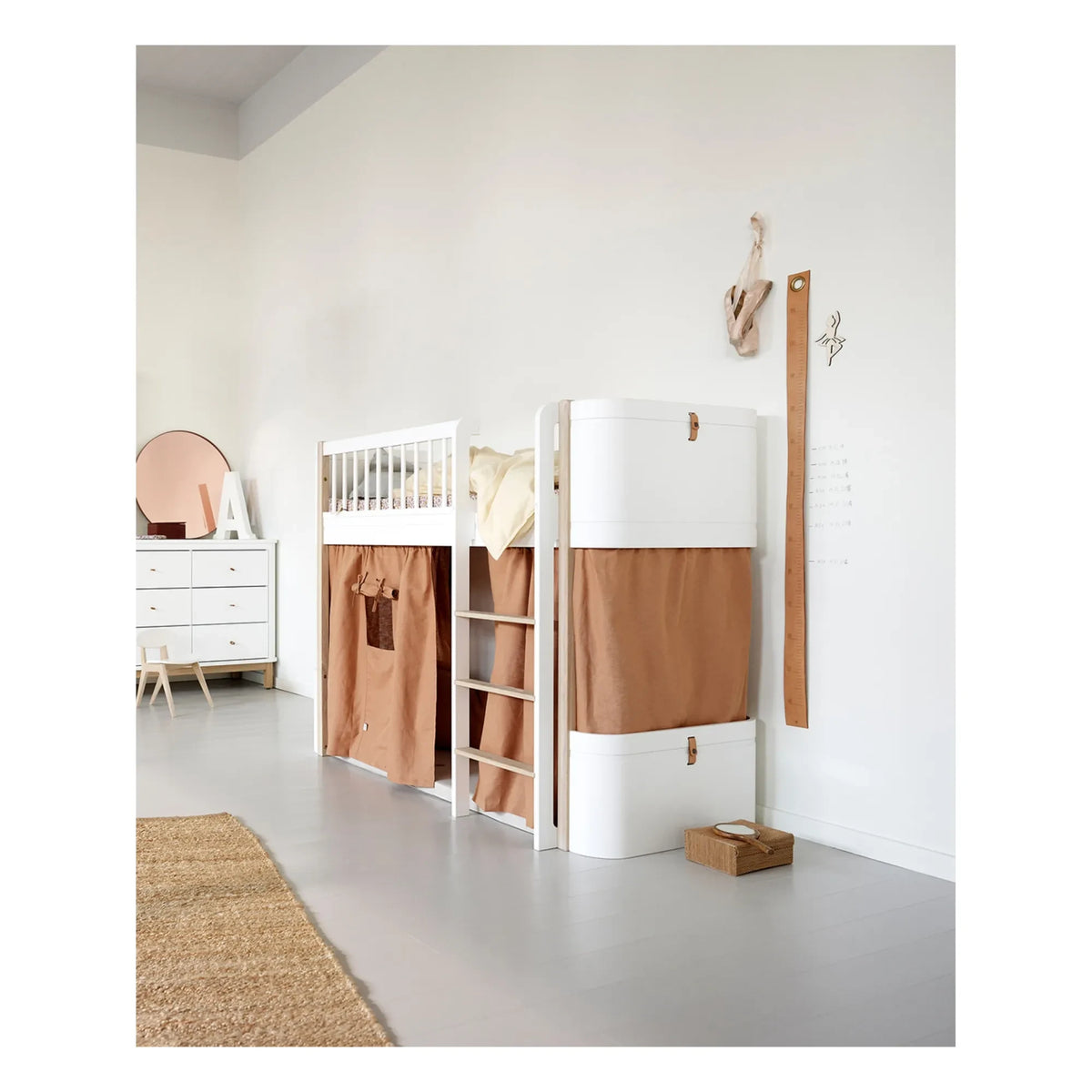 Oliver Furniture - Cortina de casa para cama Mini+ | Caramel