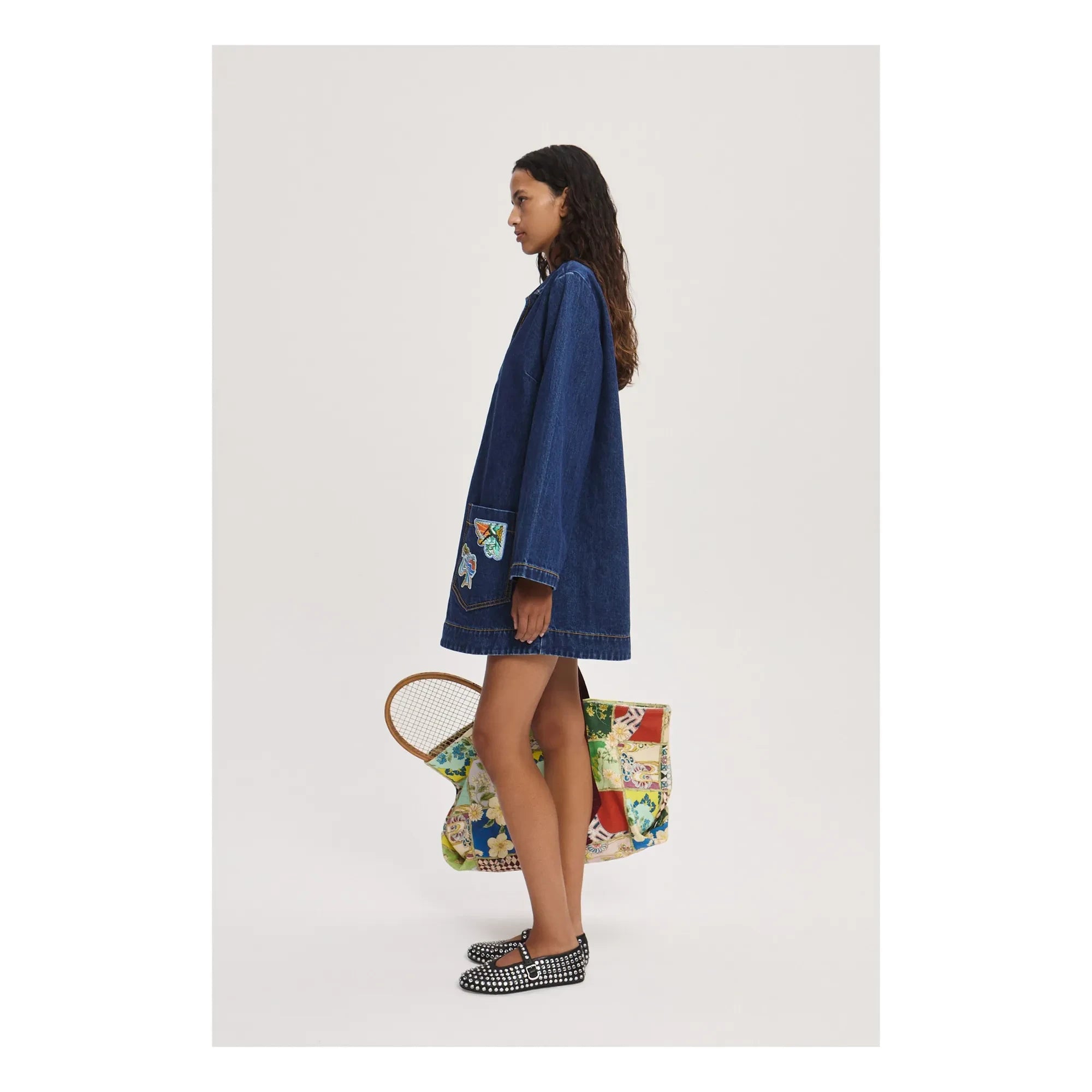 Alémais - Vestido vaquero Speedy | Índigo