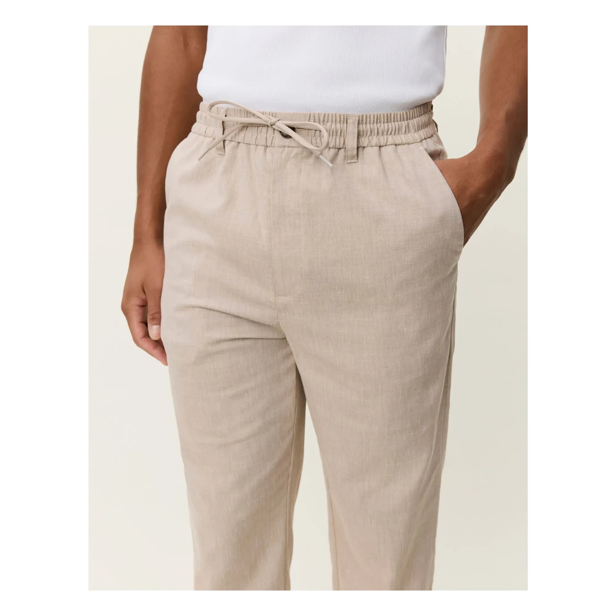 Les Deux - Pantalón Tapered Como | Beige