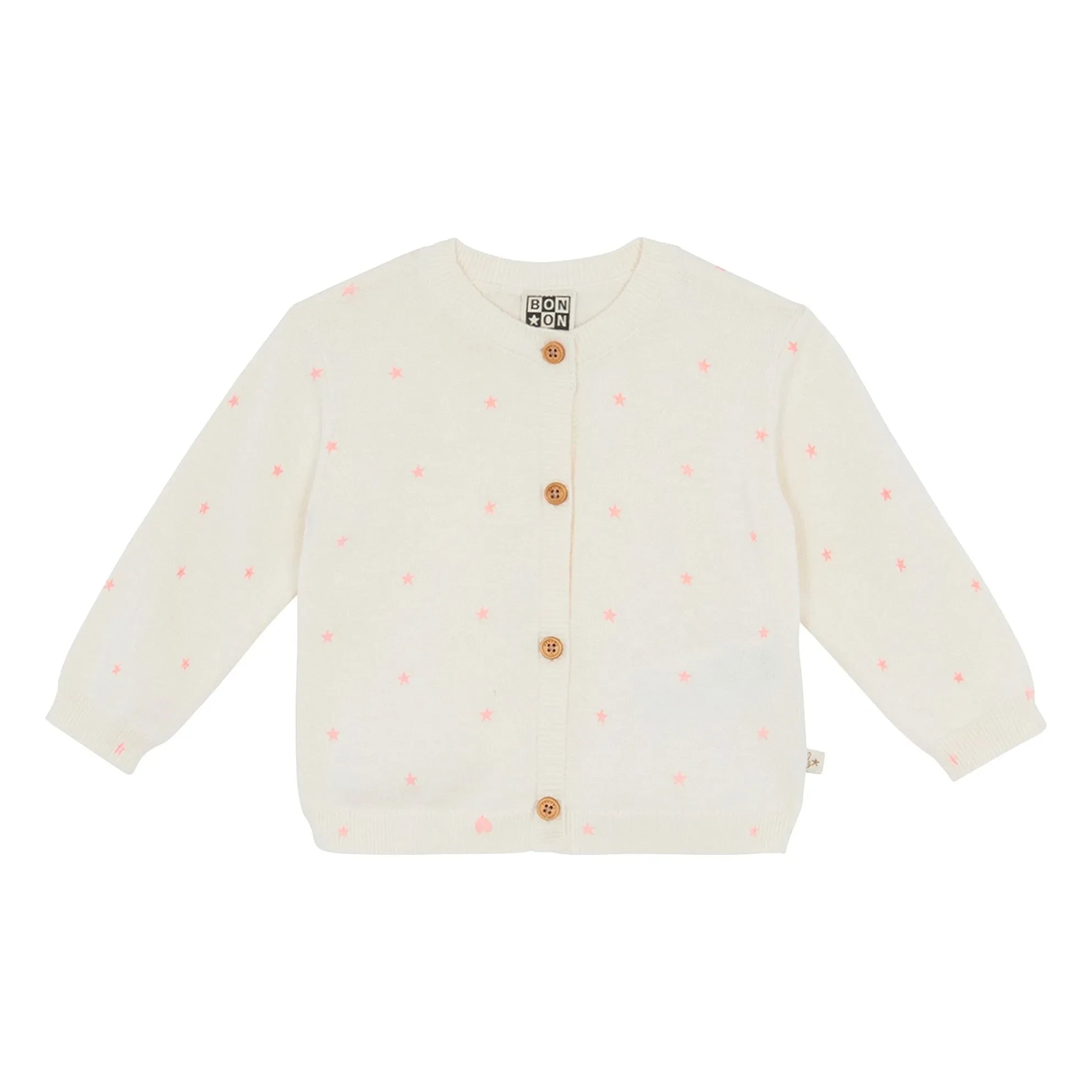 Bonton - Cárdigan Lilet Star | Crudo