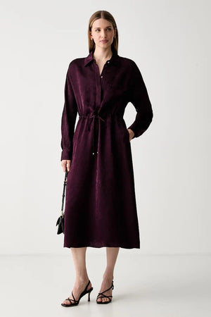 Vestido acampanado de viscosa Liu Jo