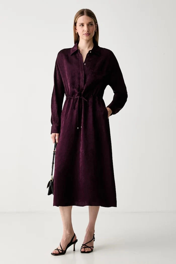 Vestido acampanado de viscosa Liu Jo