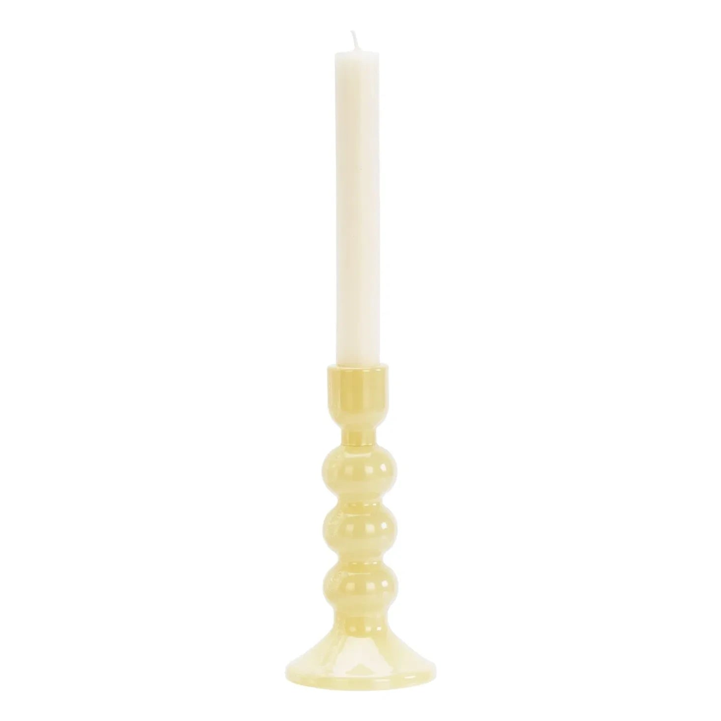 Madam Stoltz - Candelabro de cristal | Mármol amarillo