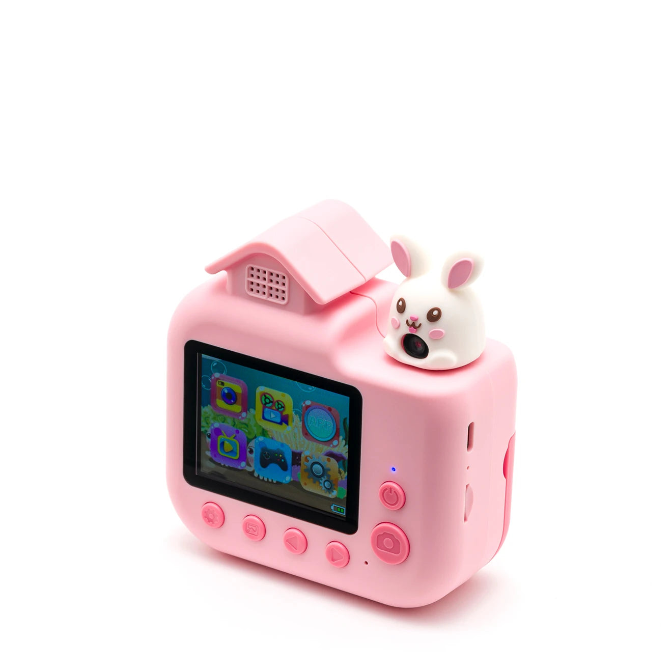 iPixi - Dijital ve Anında Baskılı Pembe Çocuk Fotoğraf Makinesi