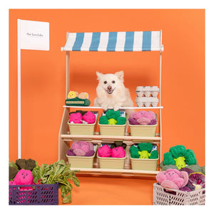 The Furry Folks - Juguete excavador de col roja | Rosa