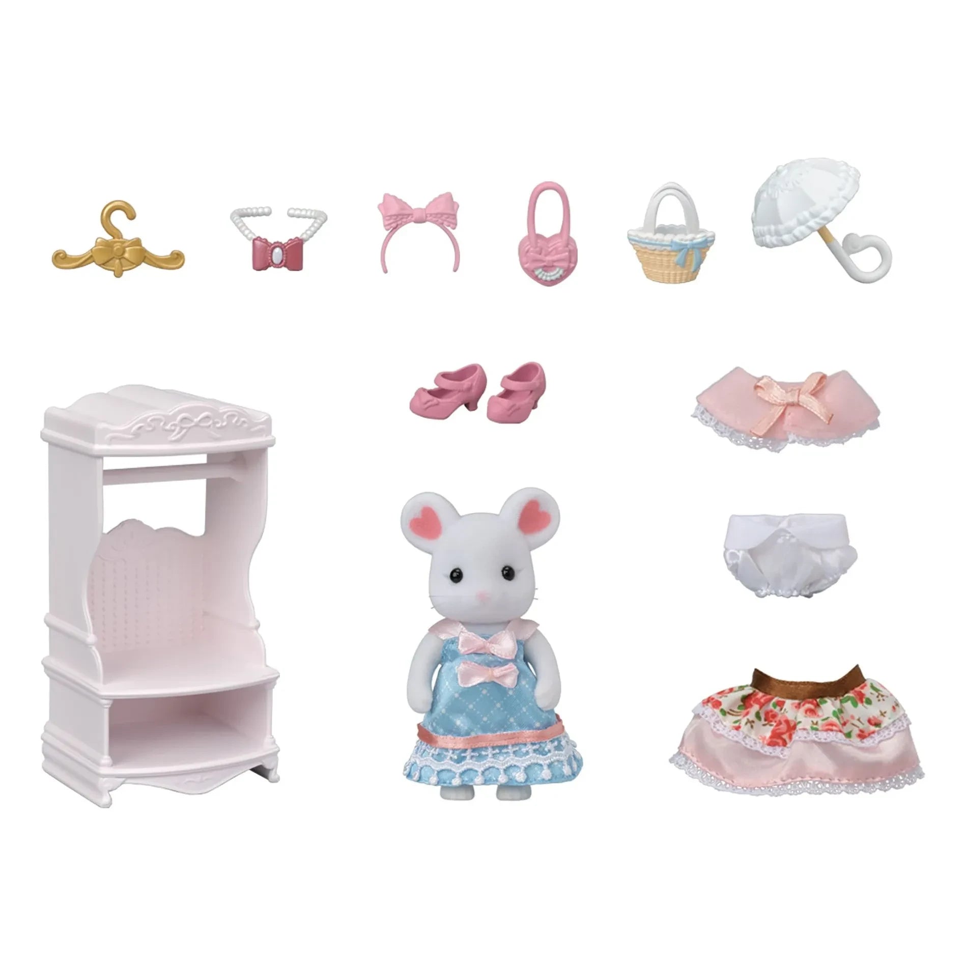 Sylvanian Families - Bolso de moda y hermana ratón malvavisco