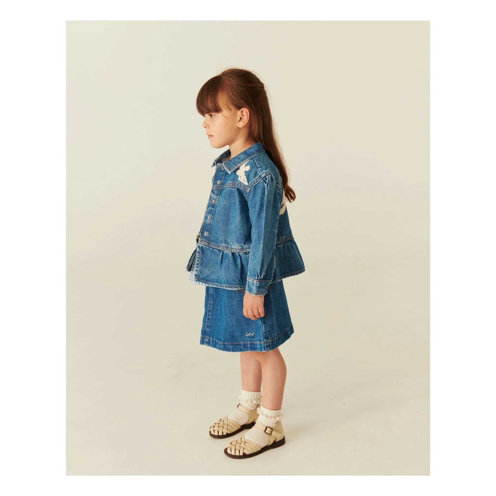 Copenhagen Colors - Falda de algodón orgánico denim | Azul