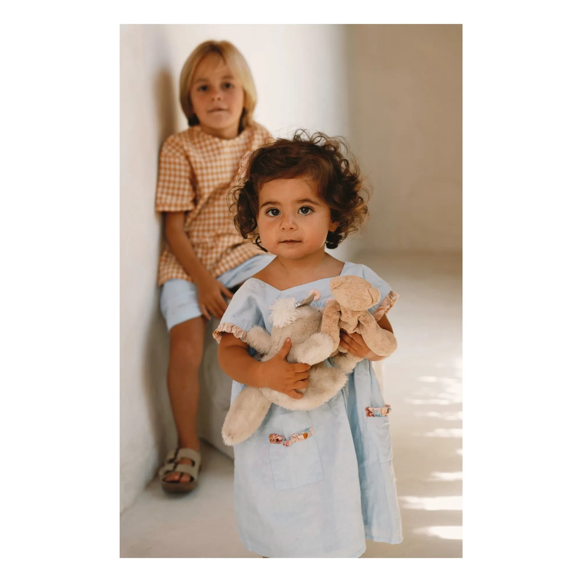 Vestido bordado Lilinoa - Marie Lin | Azul claro