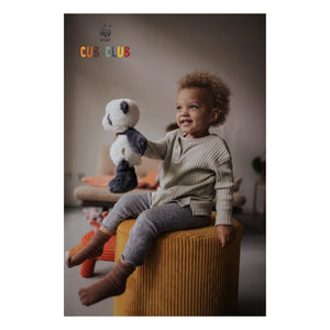 Bon Ton Toys - Peluche de panda Panu | Blanco/negro