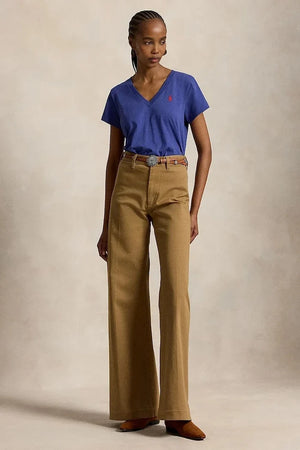 Camiseta básica de algodón Polo Ralph Lauren para mujer