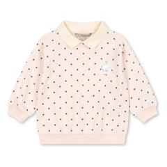 Konges Sløjd - Polo de sudadera con topos | Rosa pálido