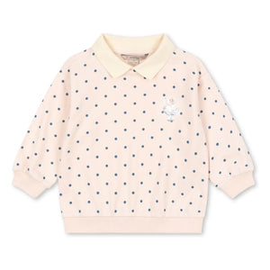 Konges Sløjd - Polo de sudadera con topos | Rosa pálido