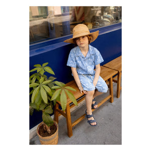 Louis Louise - Camisa vaquera Magnum Hawaii | Azul claro