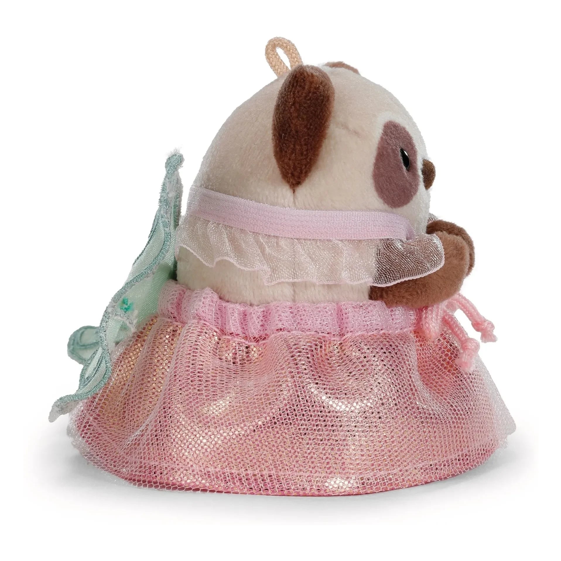 Nici - Peluche de mapache Rakuma de hadas | Rosa