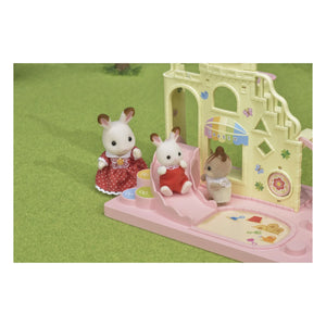 Sylvanian Families - Castillo y Bebé Conejo Juguete