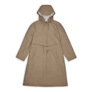 Chaqueta larga Rains A-line W3 | Beige