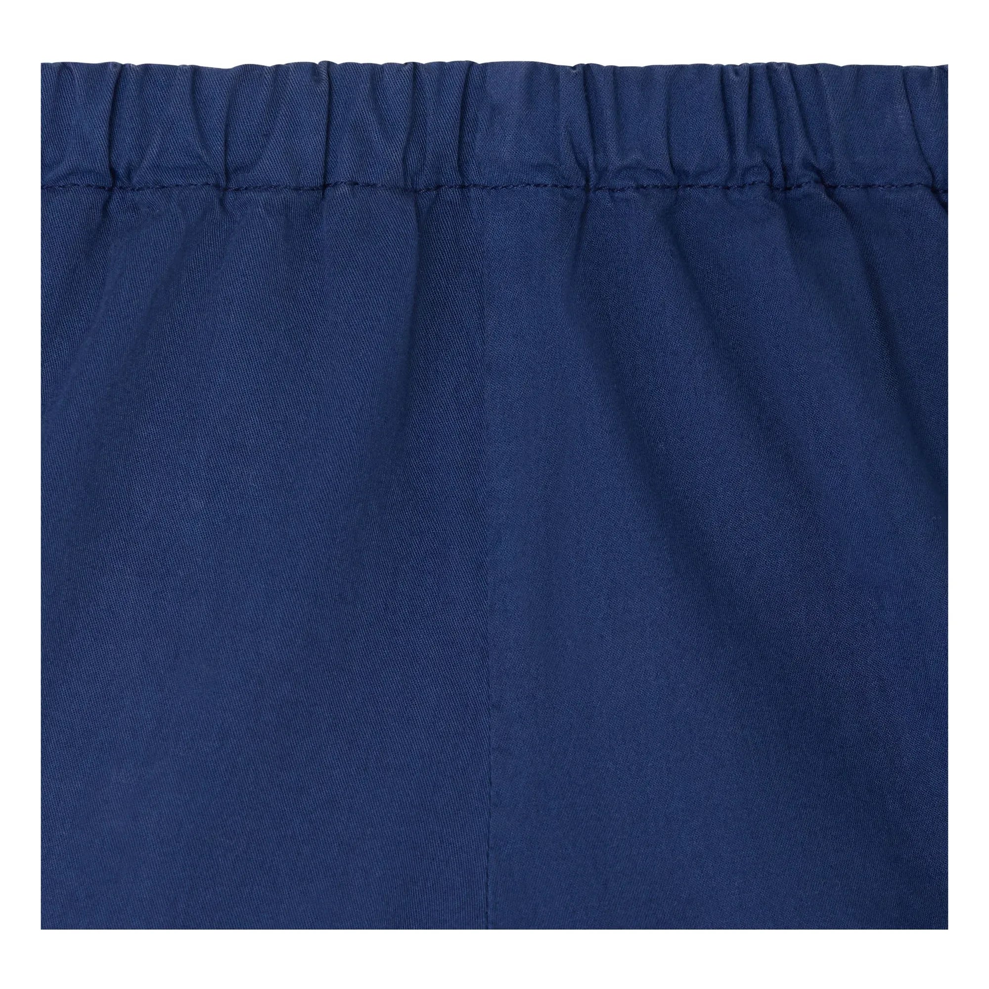 Bonpoint - Pantalón corto Ecady de popelín de algodón orgánico | Azul marino
