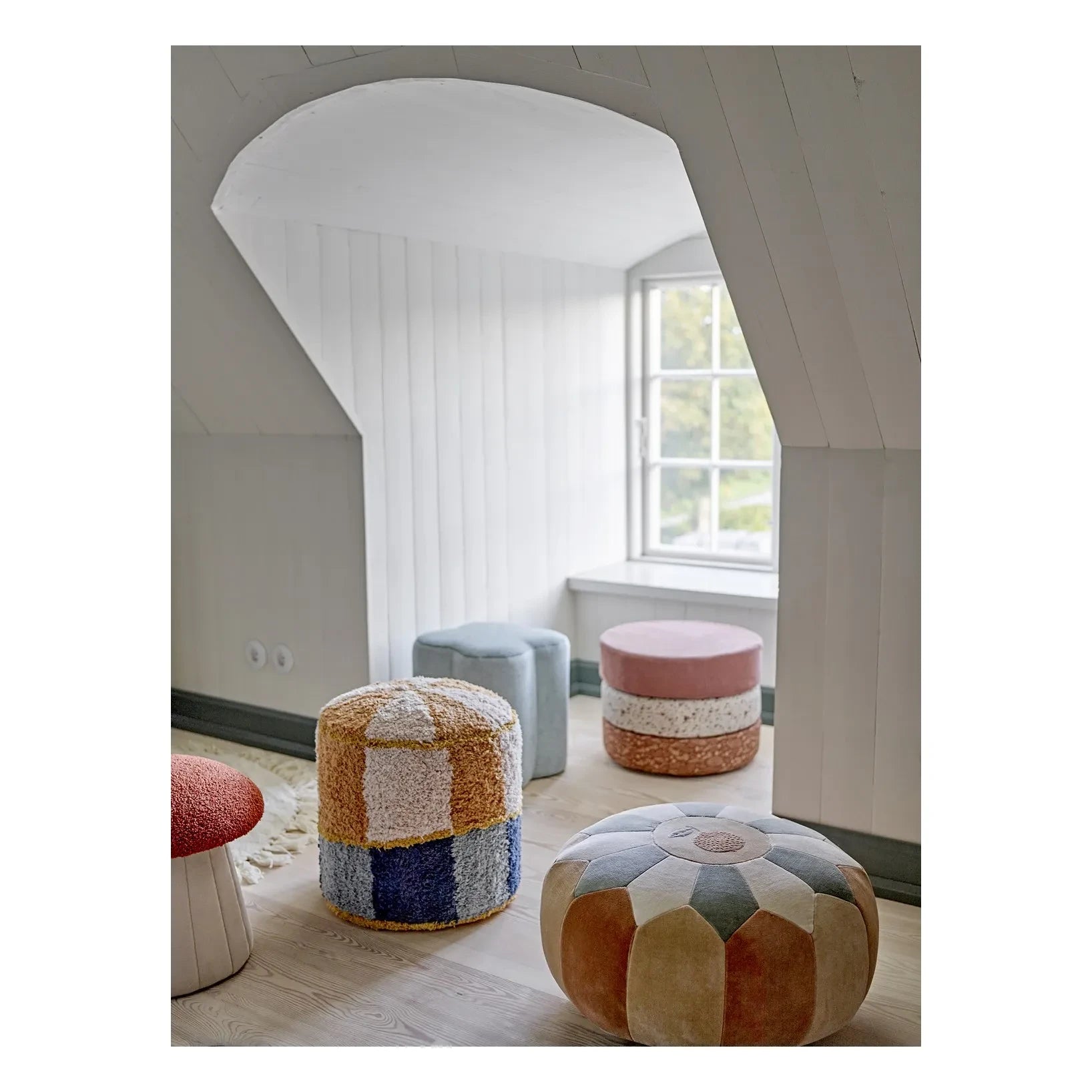 Bloomingville Mini - Agnes Puf | Turuncu